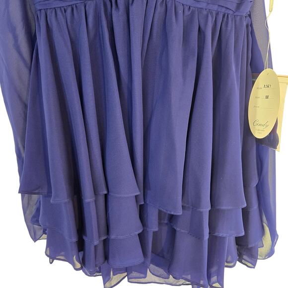 NWT Women's Cindy Semi Formal Dress Medium Fits Like Small S Party Junior Prom - Picture 4 of 8